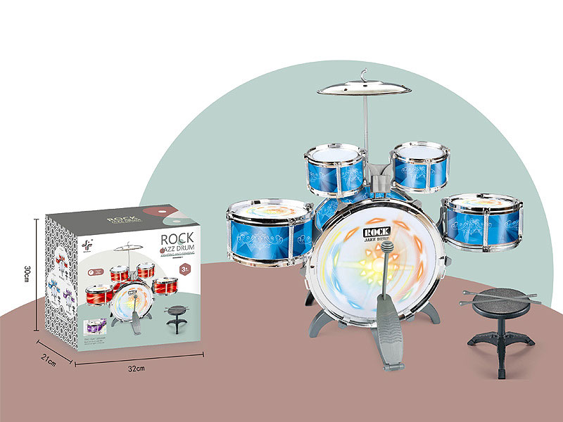 Jazz Drum Set W/L toys