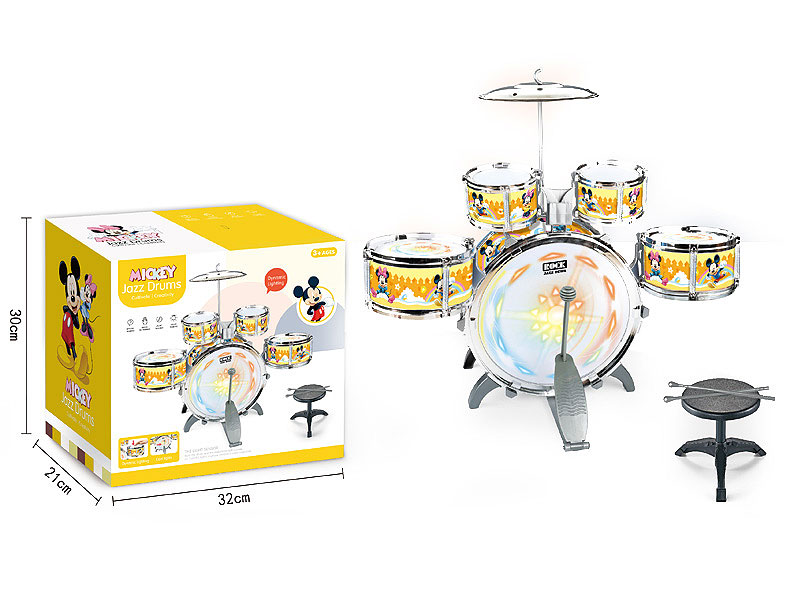 Jazz Drum Set W/L toys