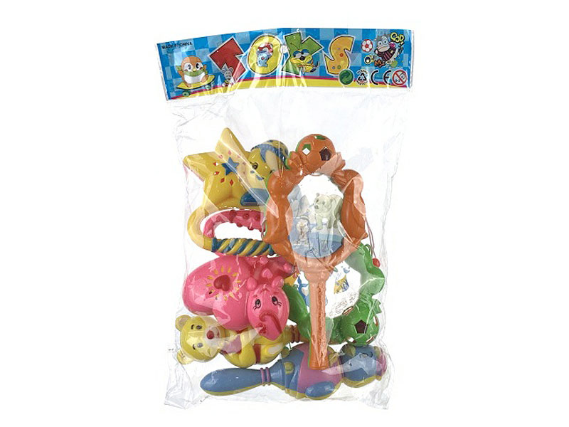 Rattle Tambourine(6in1) toys
