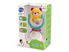 2in1 High Chair Toys & Baby Rattle