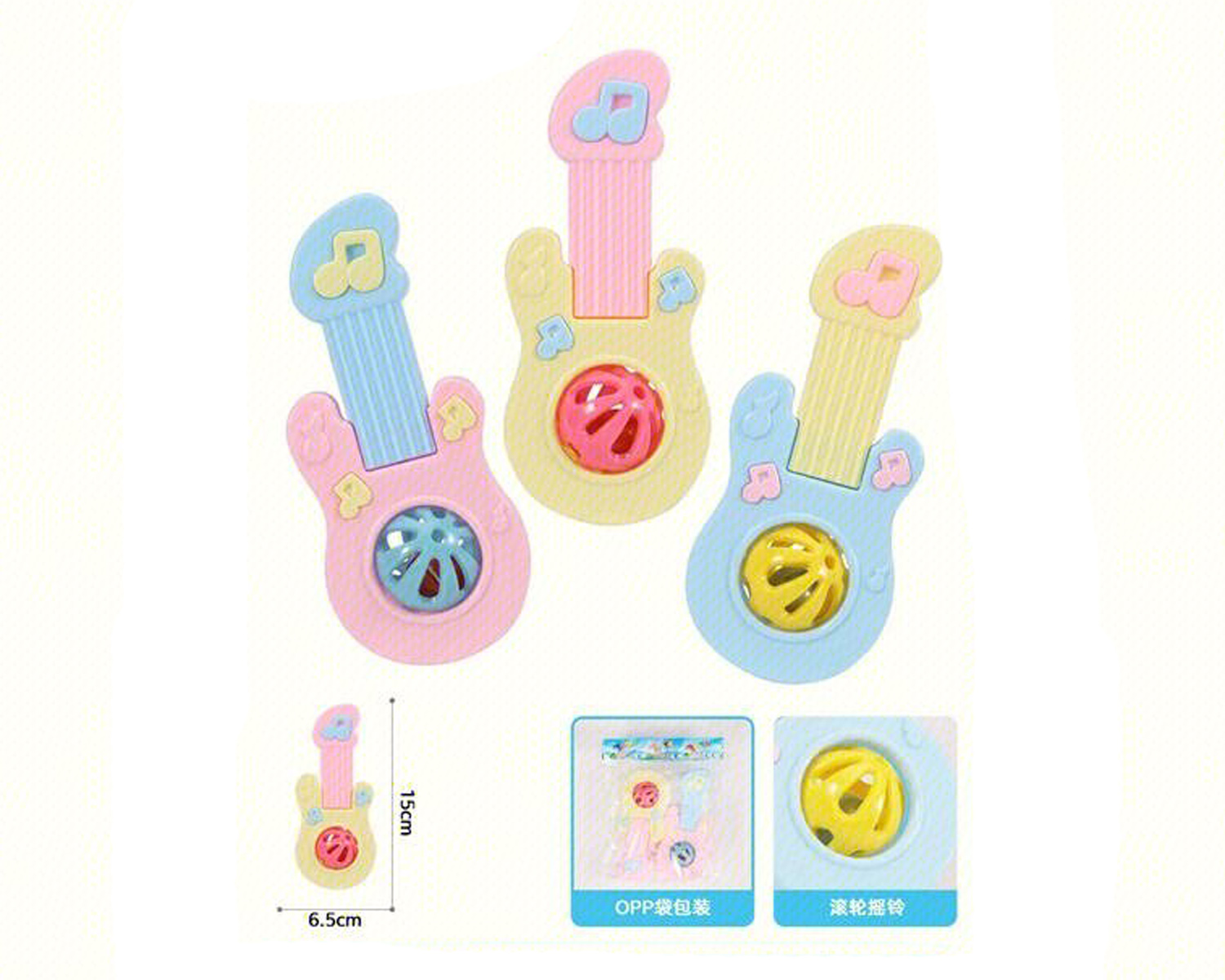 Guitar Rattle(2in1) toys