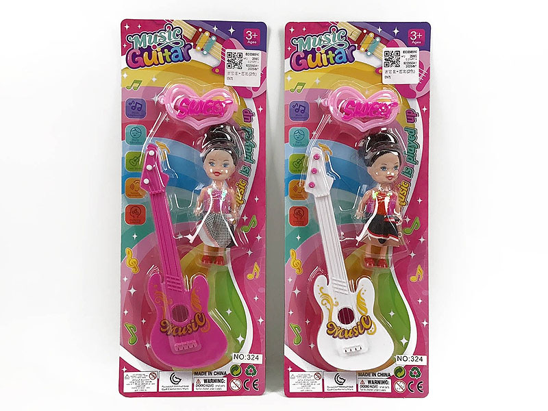 Guitar Set & Doll(2C) toys
