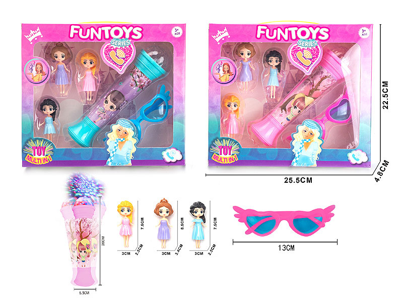 Mike W/L & Glasses & Doll toys