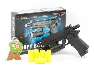 Soft Bullet Gun W/L(2S) toys