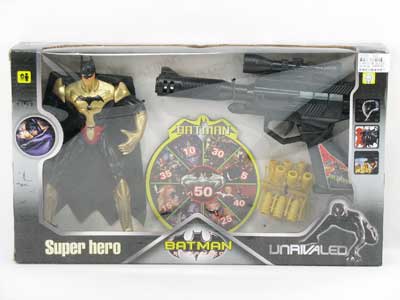 Soft Bullet Gun Gun & Bat Man W/L toys