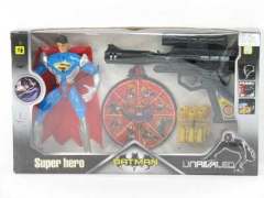 Soft Bullet Gun & Super Man W/L