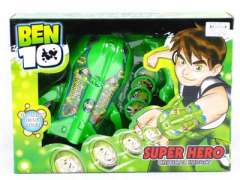 Ben 10 Flying Disk Gun W/L_IC toys