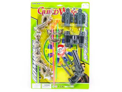 Soft Bullet Gun Set & Bow_Arrow toys