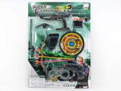 Bow & Arrow Gun & Soft Bullet  Gun Set