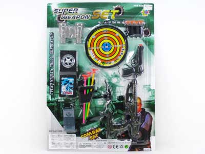 Bow & Arrow Gun & Police Set toys