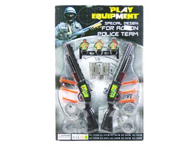 Soft Bullet Gun Set(2in1) toys