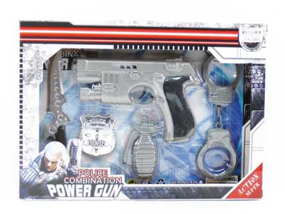 Fire Stone Gun W/L& Police Set toys