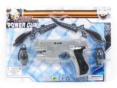 Fire Stone Gun W/L& Police Set toys