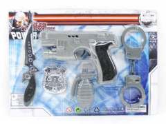 Fire Stone Gun W/L& Police Set toys