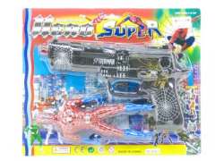 Gun&Super Man W/L(2C) toys