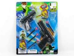 BEN10 Soft Bullet Gun Set(2in1) toys