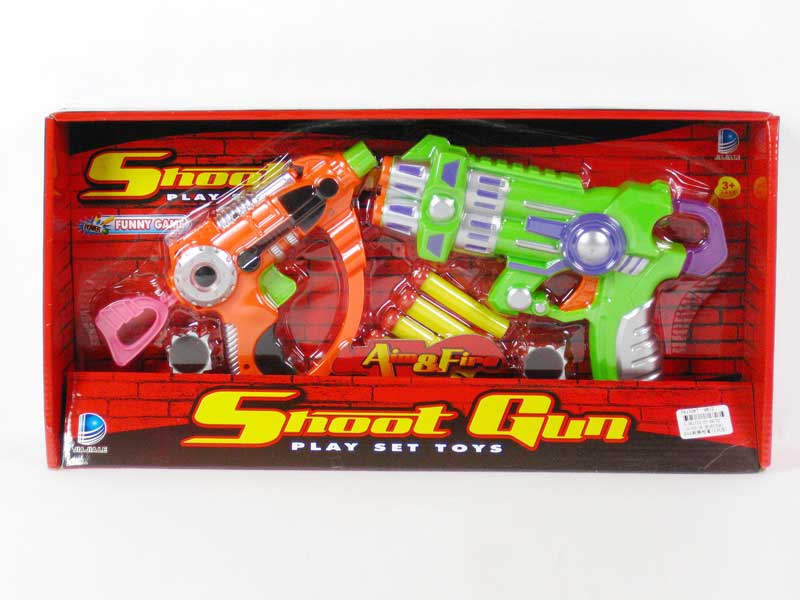 Soft Bullet Gun Set (2in1) toys