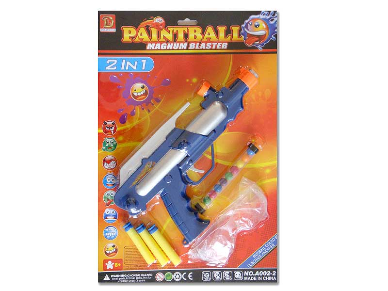 Paintball Toy Gun W/Soft Bullet toys