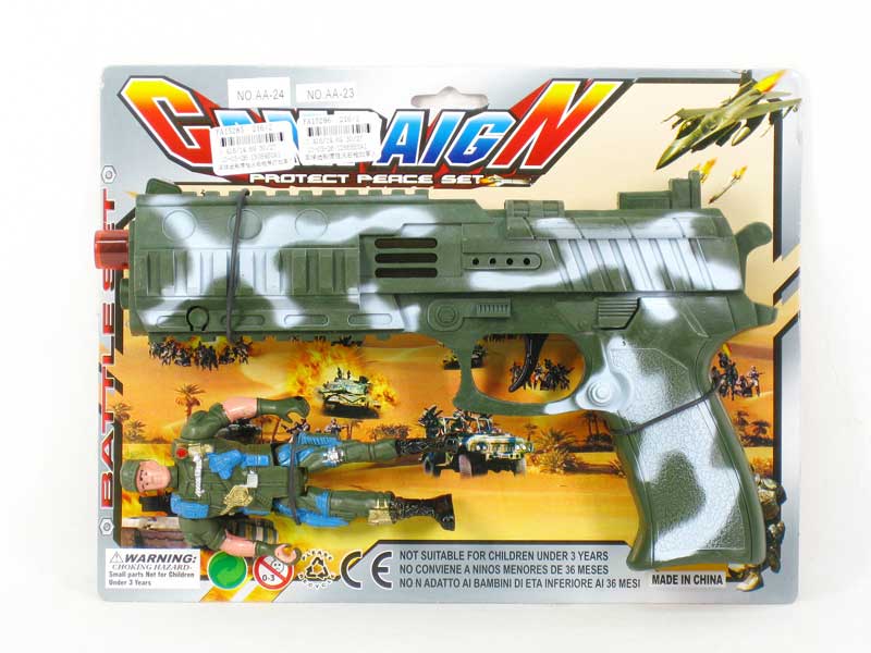 Fire Stone Gun W/L & Soldier Man toys