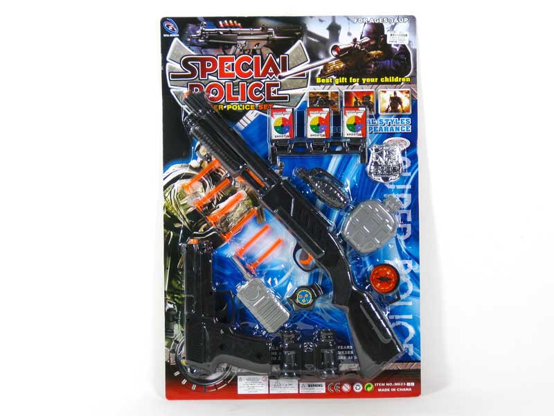 Soft Bullet Gun Set(2in1) toys