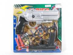 Gun Toy & Soft Bullet Gun(2in1)