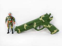 Fire Stone Gun & Soldier Man toys