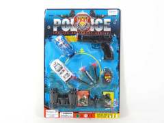 Soft Bullet Gun Set & Pull Back Police Car(2S)