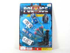 Soft Bullet Gun Set & Pull Back Police Car(2S)
