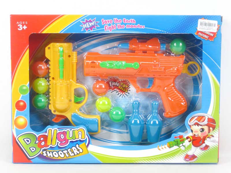 Pingpong Gun & Bowling Game(2in1) toys