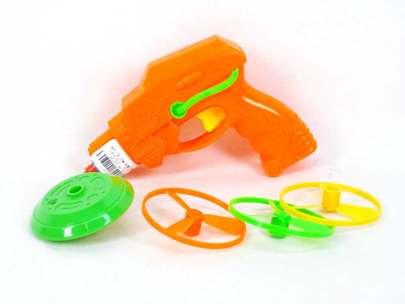 Top Flying Disk Gun W/L(4C) toys