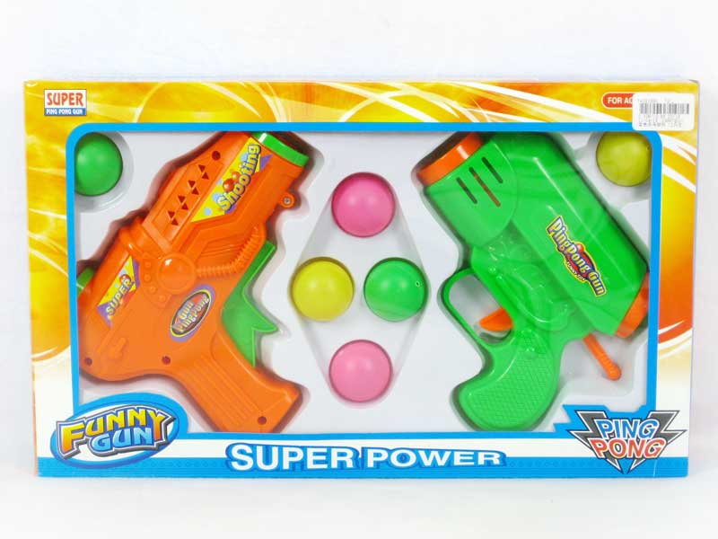 Ping-pong Gun(2in1) toys