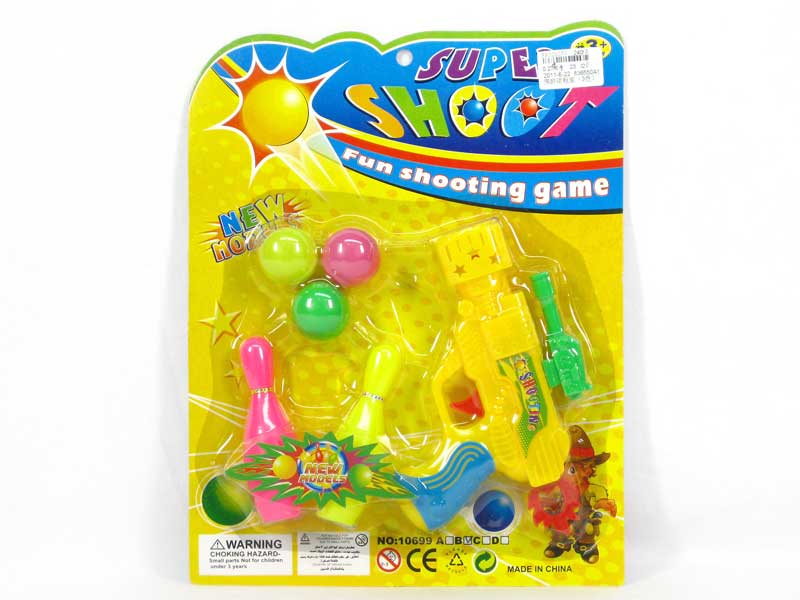 Bowling Gun Set(3C) toys