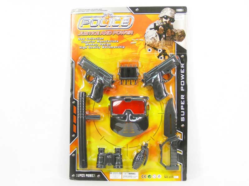 Soft Bullet Gun Set(2in1) toys