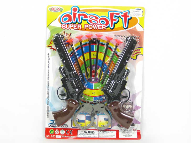 Soft Bullet Gun Set(2in1) toys