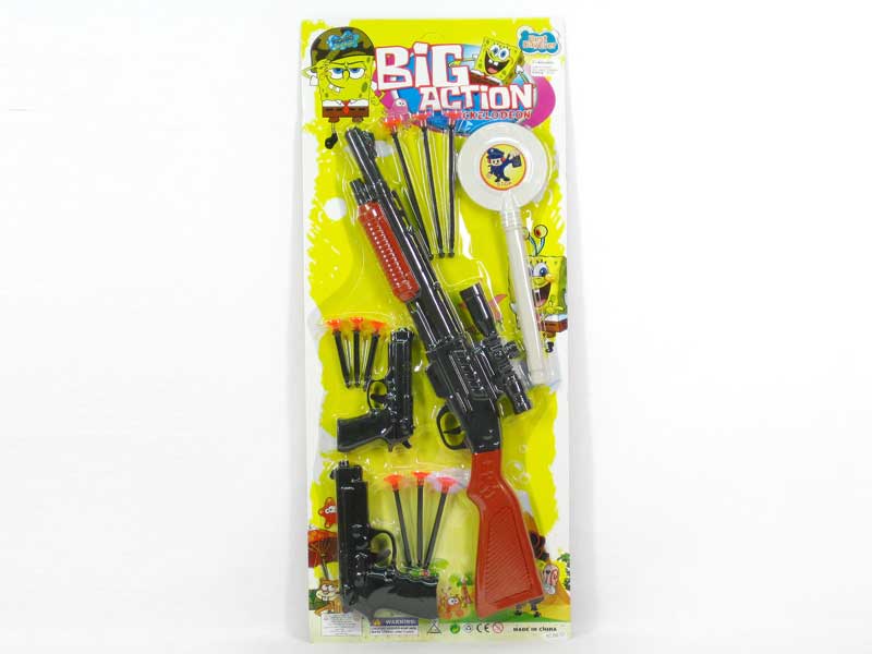 Soft Bullet Gun Set(3in1) toys