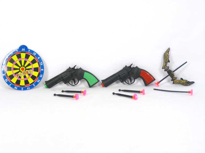 Soft Bullet Gun & Bow & Arrow(2in1) toys