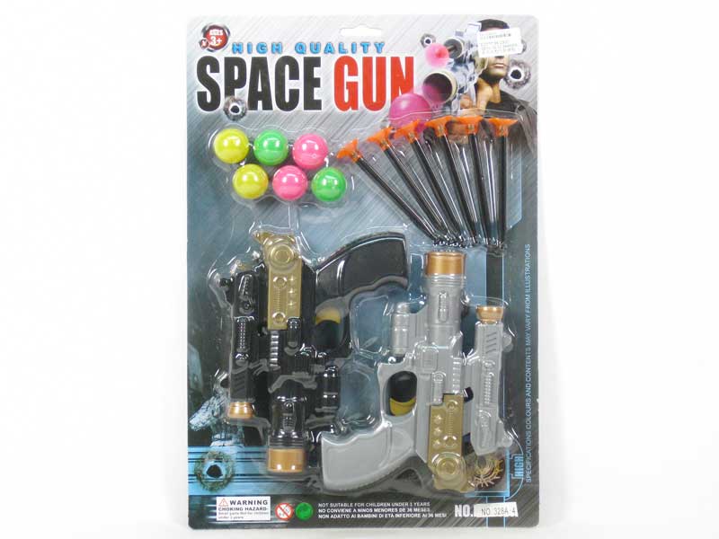 Pingpong Gun & Soft Bullet Gun(2in1) toys
