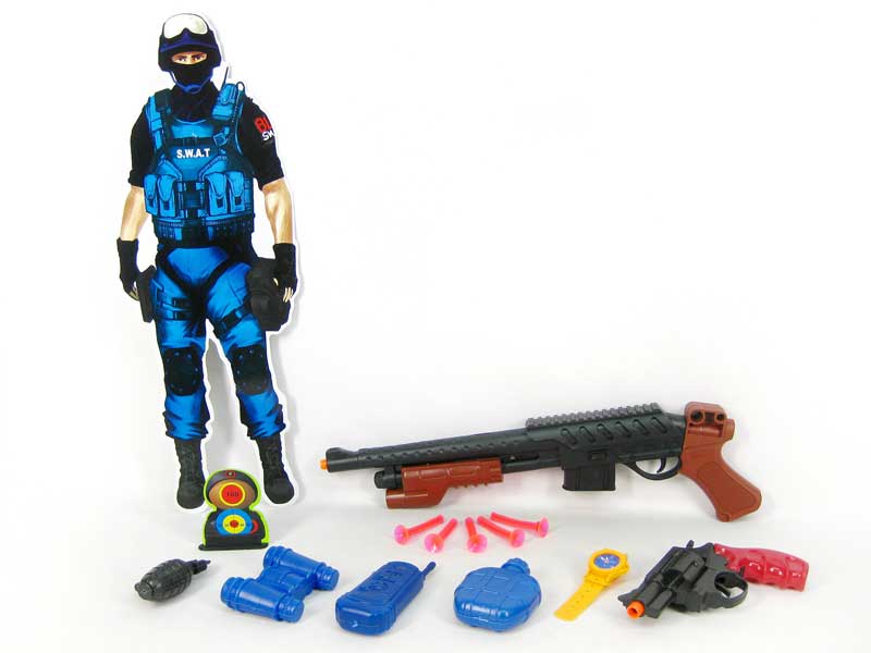 Soft Bullet Gun Set(2in1) toys