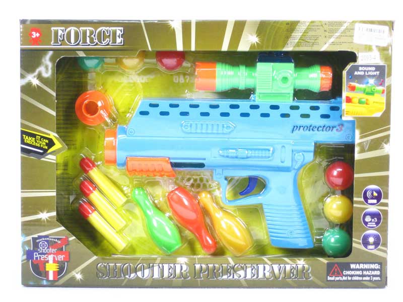Soft Bullet Gun Set W/L_IC toys