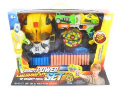 Transforms Soft Bullet Gun Set W/L toys