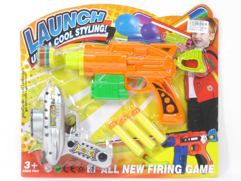 Soft Bullet Gun & Flying Dick Gun toys