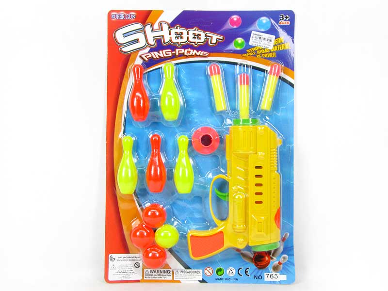 2in1 Pingpong Gun toys