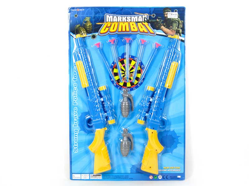 Solf Bullet Gun Set(2in1) toys