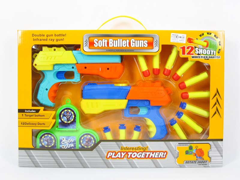 EVA Soft Bullet Gun Set W/Infrared(2in1) toys