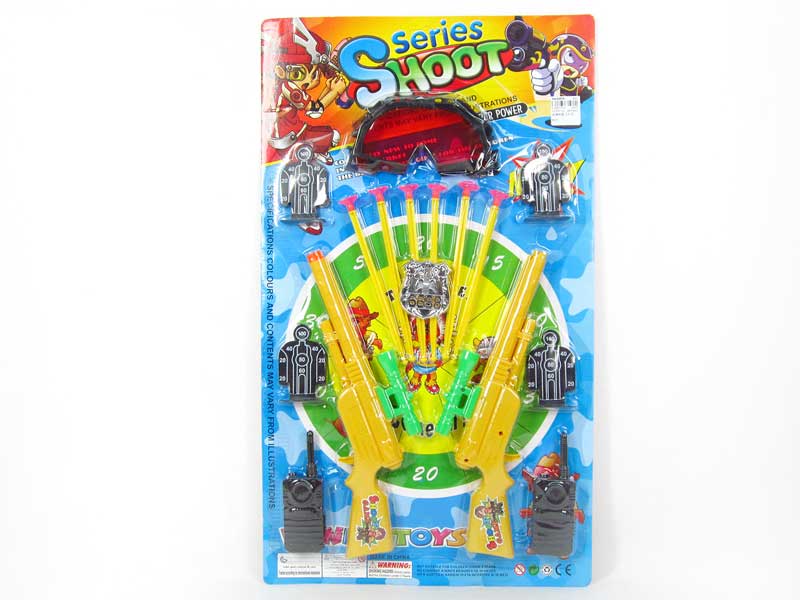 Soft Bullet Gun Set(2in1) toys