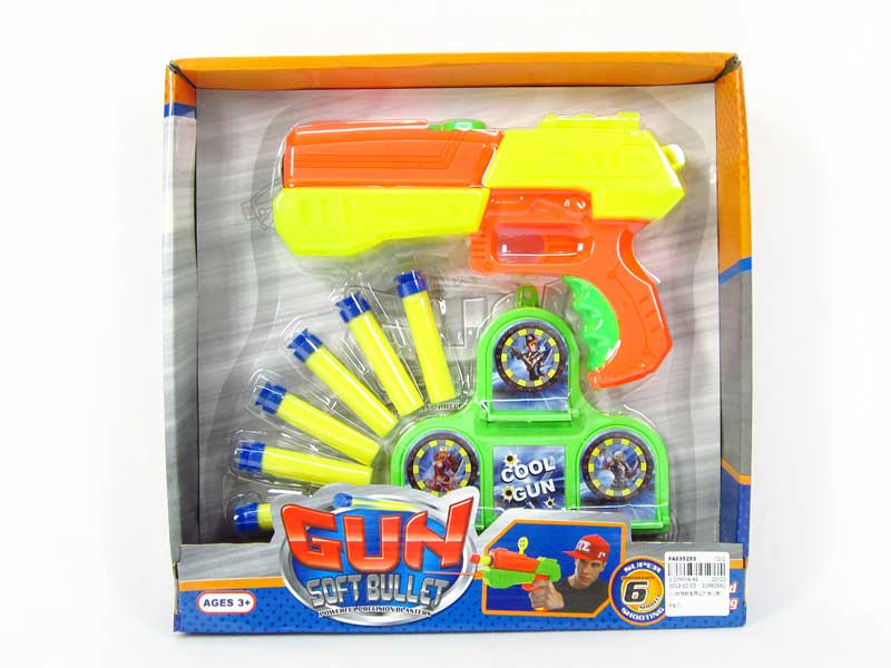 EVA Soft Bullet Gun Set W/Infrared(2C) toys