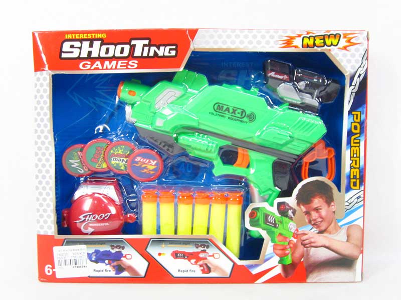 EVA Soft Bullet Gun Set W/Infrared(3C) toys