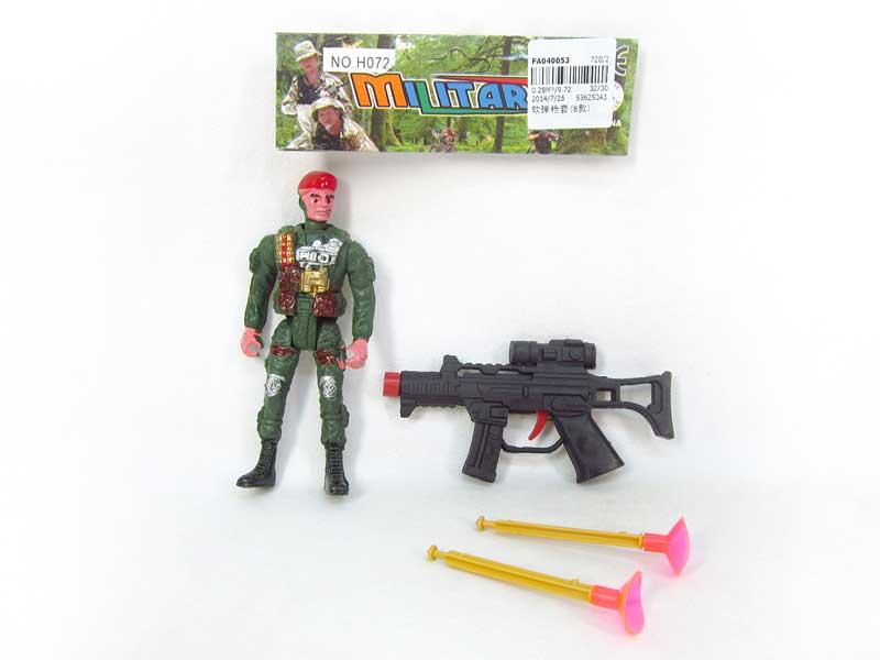 Soft Bullet Gun Set(8S) toys