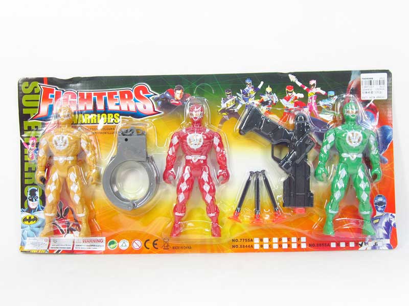 Soft Bullet Gun & Super Man W/L toys