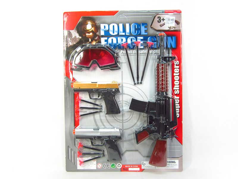 Soft Bullet Gun Set(3in1) toys